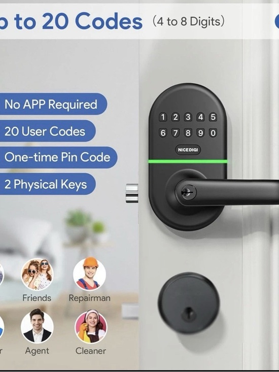 Smart Keypad Door Lock - Picture 2 of 7